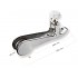 Bow roller AISI 316 mirror polished stainless steel